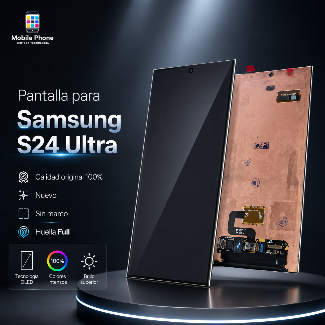 Pantalla Samsung S24 Ultra Original OLED – Huella Full