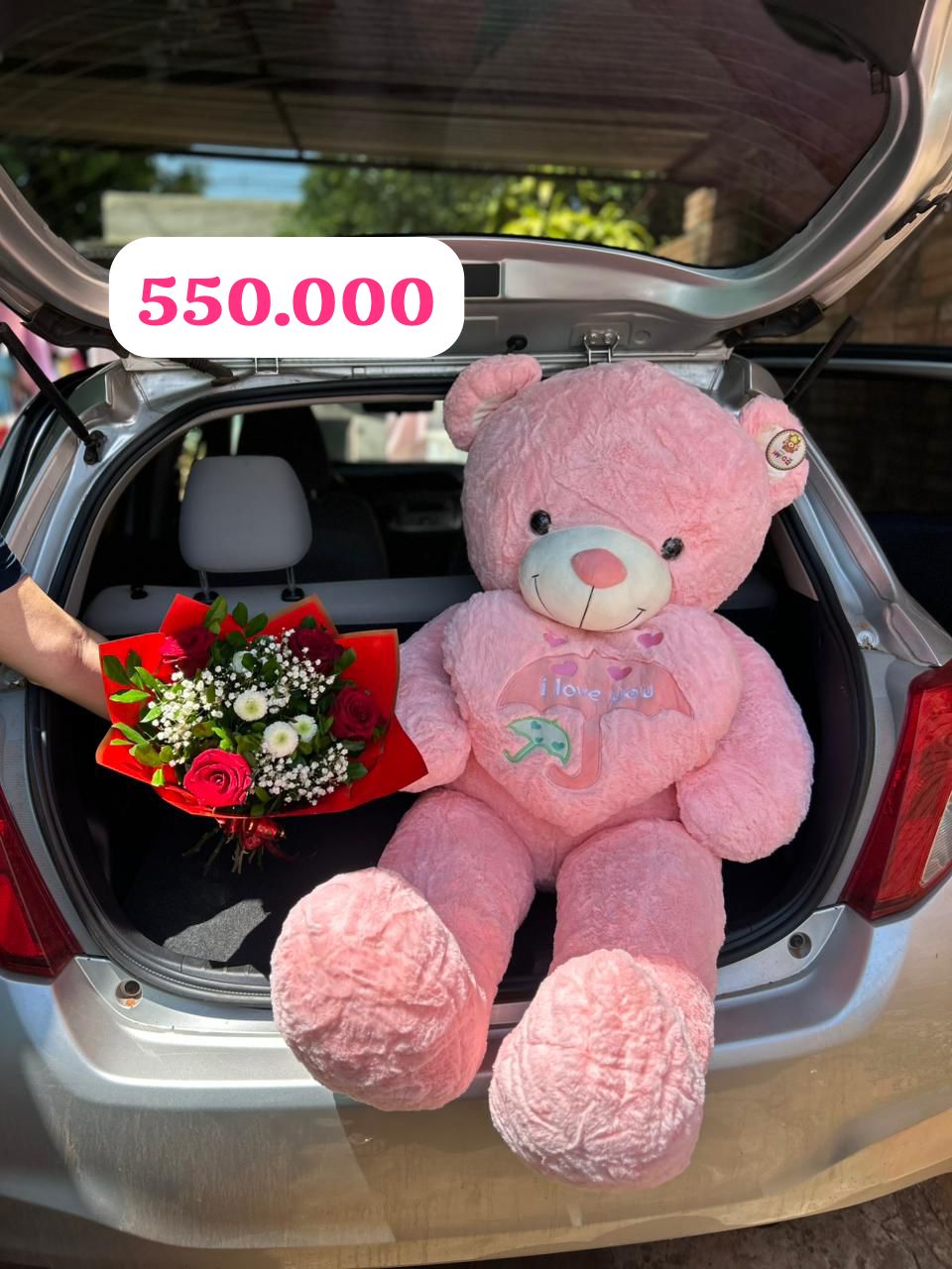 Peluche con Ramos de flores para toda ocasión