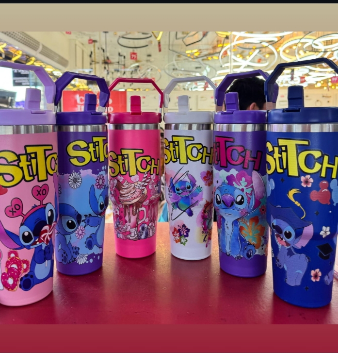 Vaso Térmico Stitch 900 ml con Asa