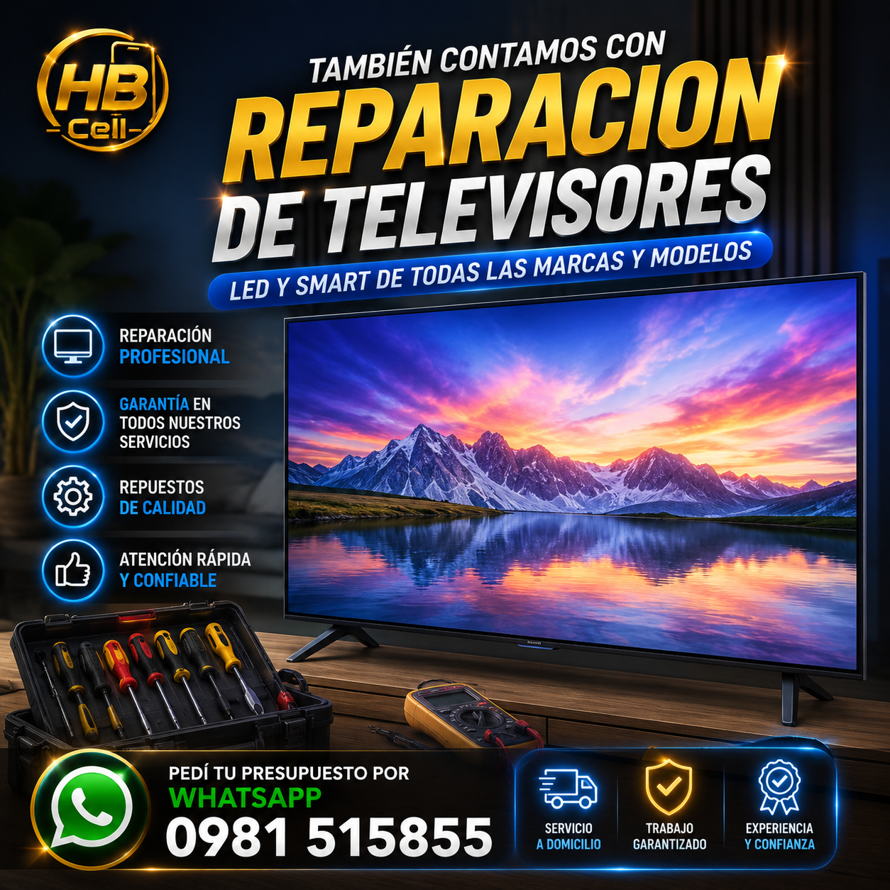 Reparación de Televisores LED y Smart TV