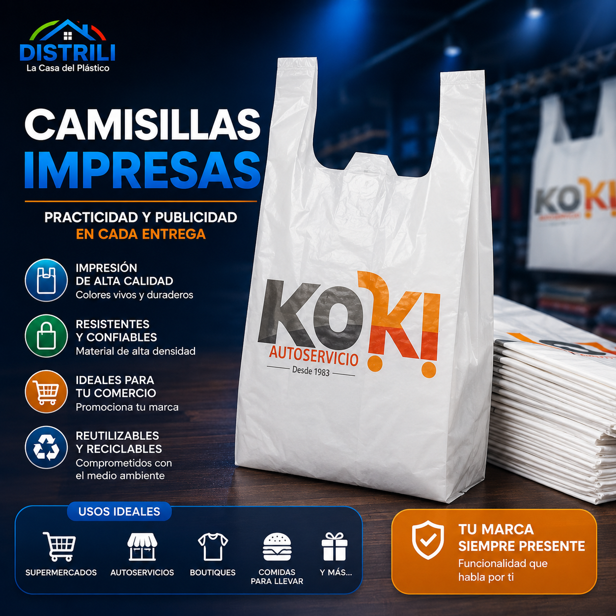 Camisillas Impresas Personalizadas – Tu Marca en Cada Entrega