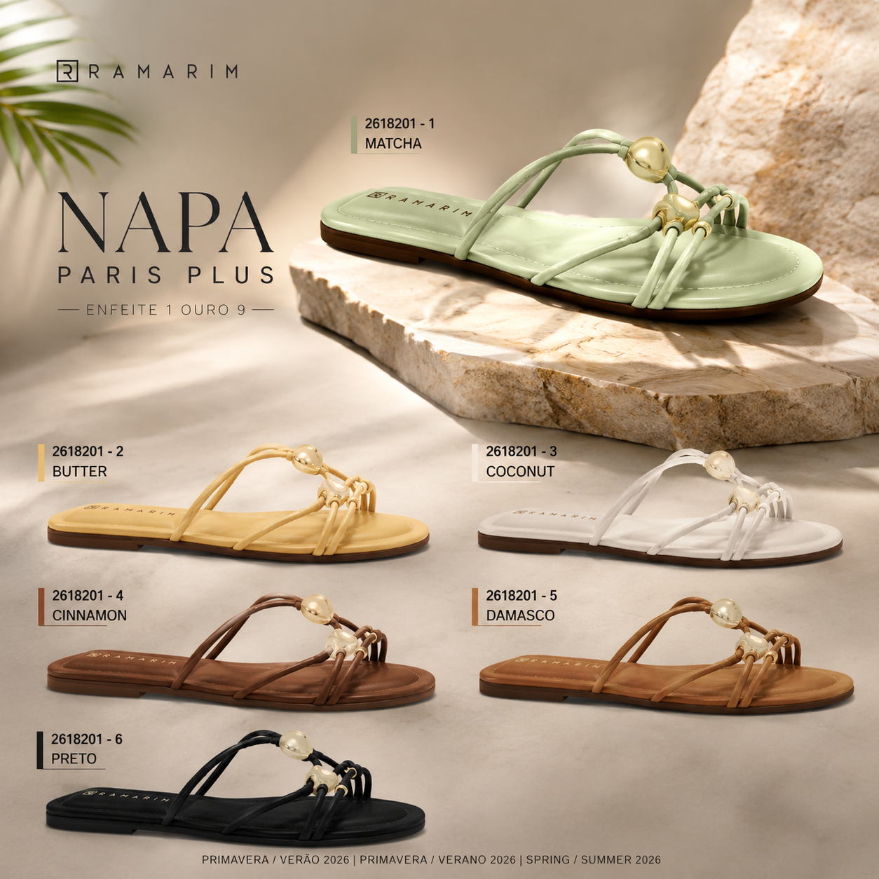 Sandalias Napa Paris Plus Ramarim