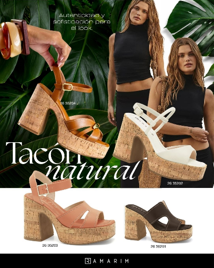 Sandalias Ramarim Tacón Natural