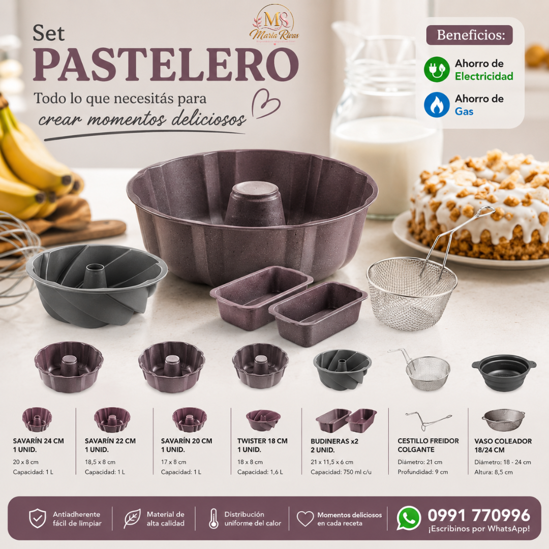 Set Pastelero Essen – Todo lo que Necesitás para Crear Momentos Deliciosos