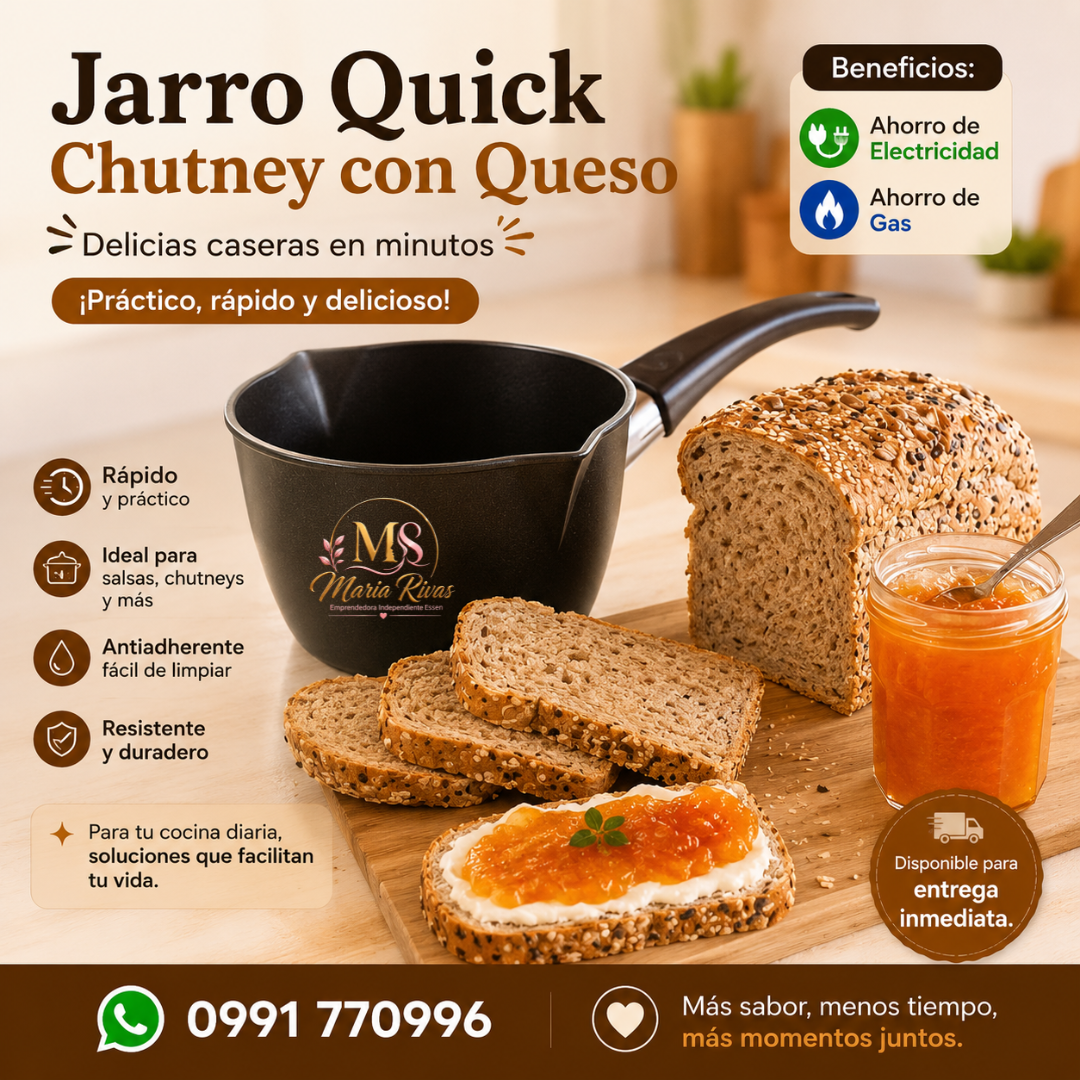 Jarro Quick – Chutney con Queso en Minutos