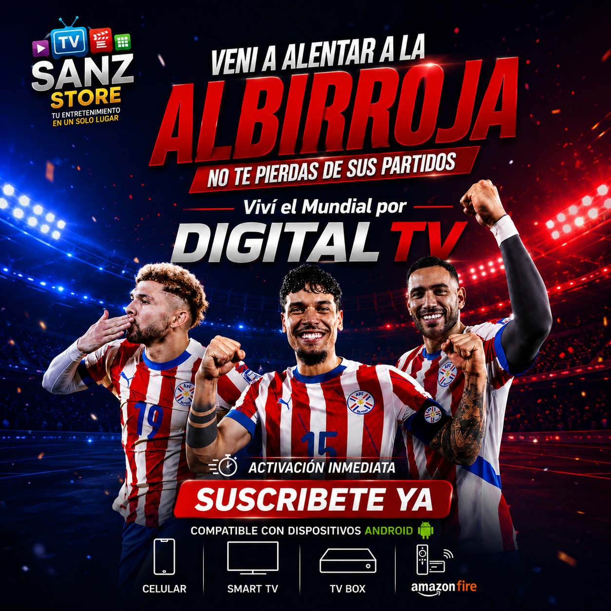 ¡Viví cada partido de la Albirroja con DIGITAL TV! ⚽🔥