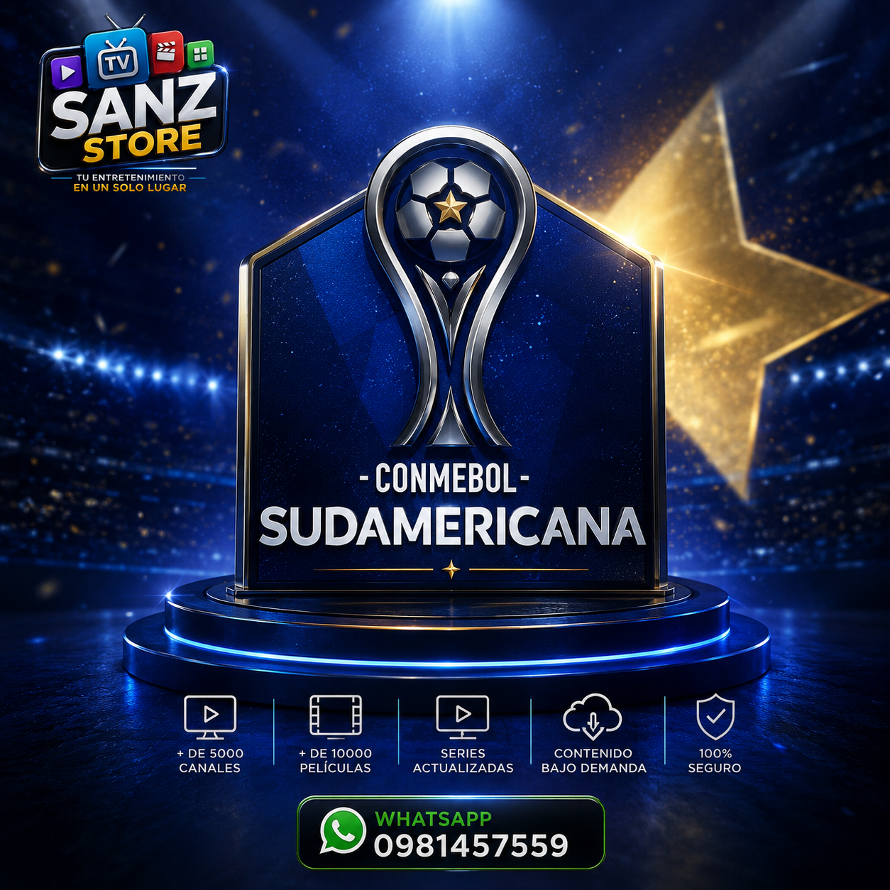 🏆⚽ ¡Viví toda la emoción de la CONMEBOL Sudamericana con SANZ STORE! 🔥
