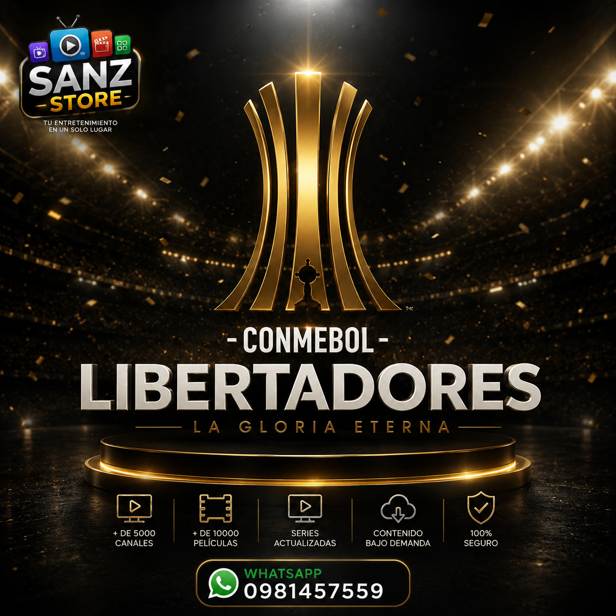 🏆🔥 ¡Viví la Gloria Eterna con SANZ STORE! ⚽📺
