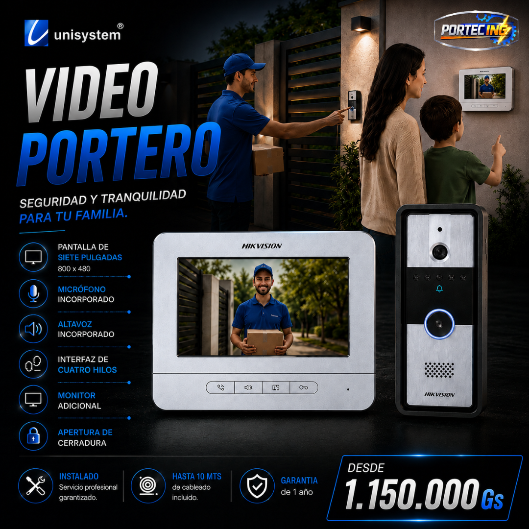 📹 Video Portero Hikvision | Seguridad y Tranquilidad para tu Familia