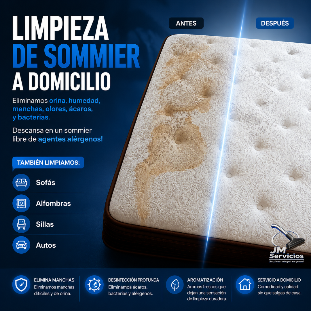 Limpieza Profesional de Sommier a Domicilio