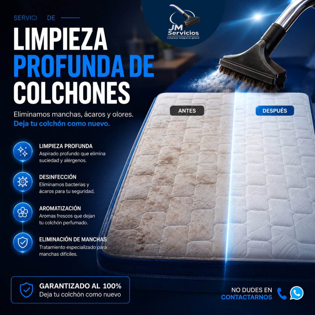Limpieza Profunda de Colchones a Domicilio