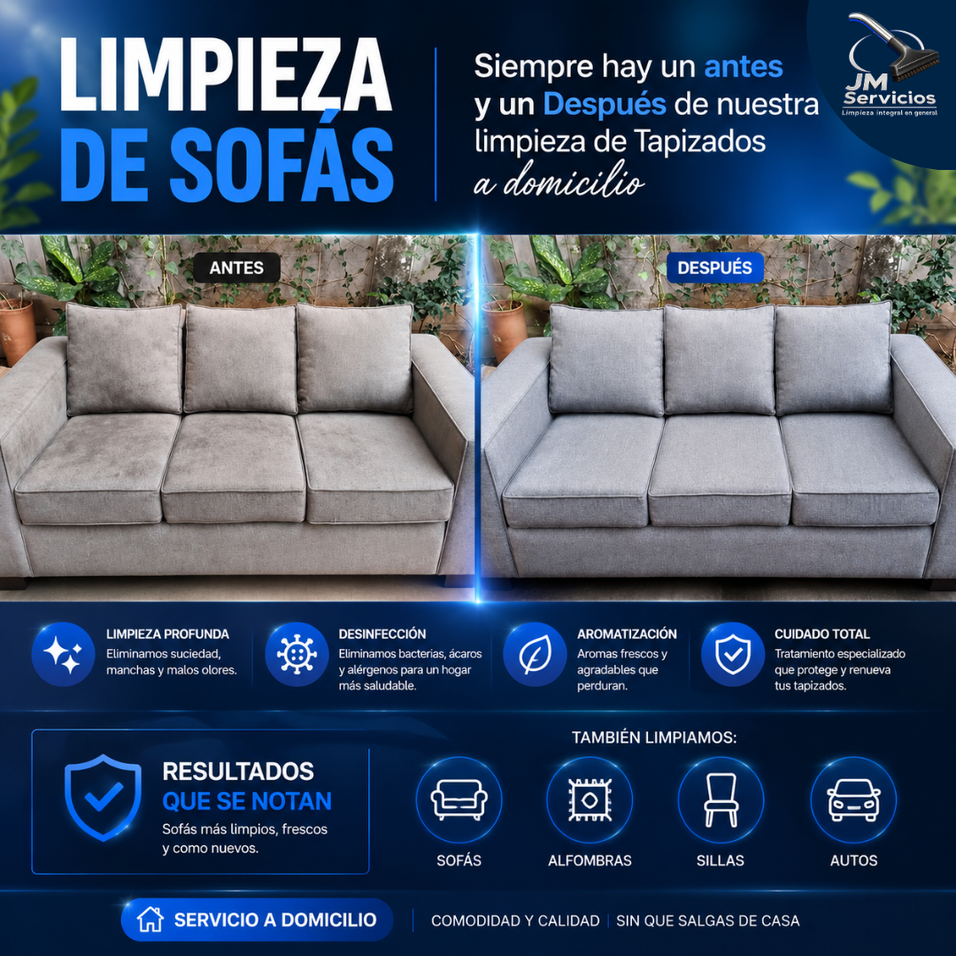 Limpieza Profesional de Sofás a Domicilio