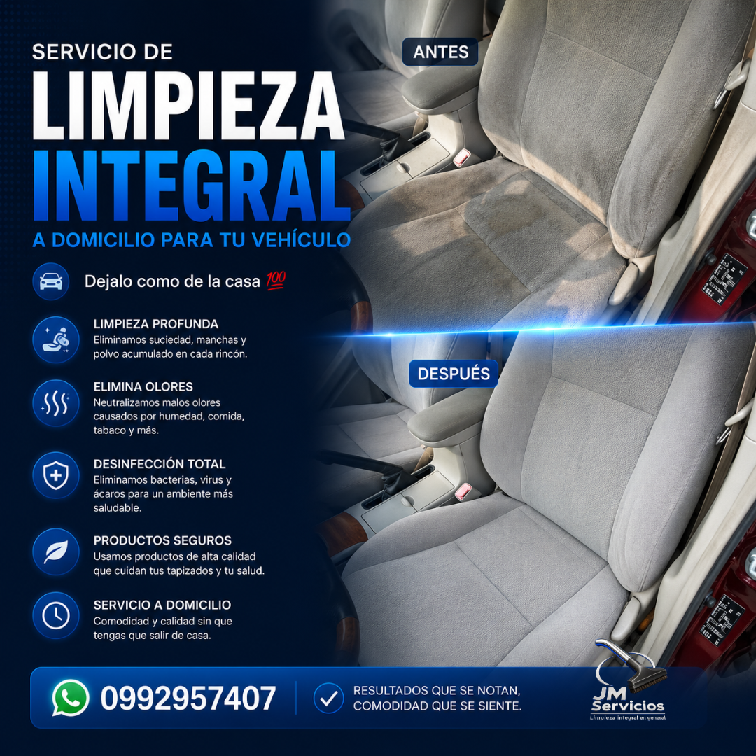 Limpieza Integral de Tapizados a Domicilio