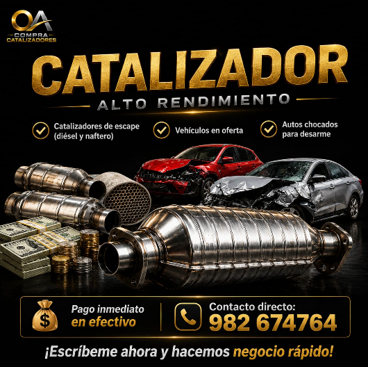 ♻️ ¿Tienes un catalizador de escape que ya no utilizas?