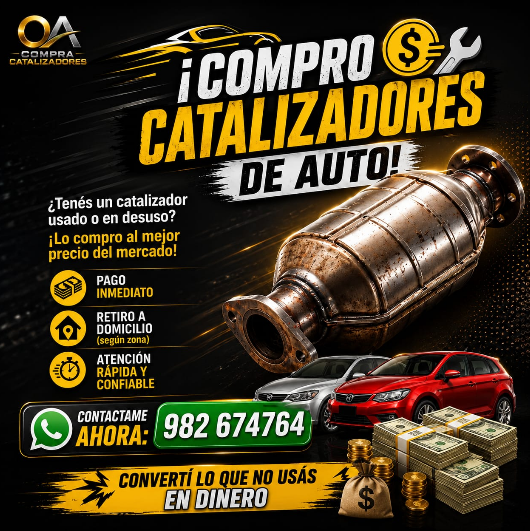 ♻️ ¿Tienes un catalizador usado o en desuso?