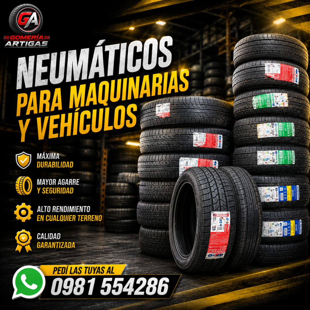 Neumáticos para Maquinarias y Vehículos | Calidad para Todo Tipo de Caminos