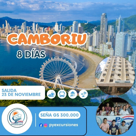 🌴¡Camboriú 8 Días! Viví las Vacaciones que Siempre Soñaste ☀️🚌