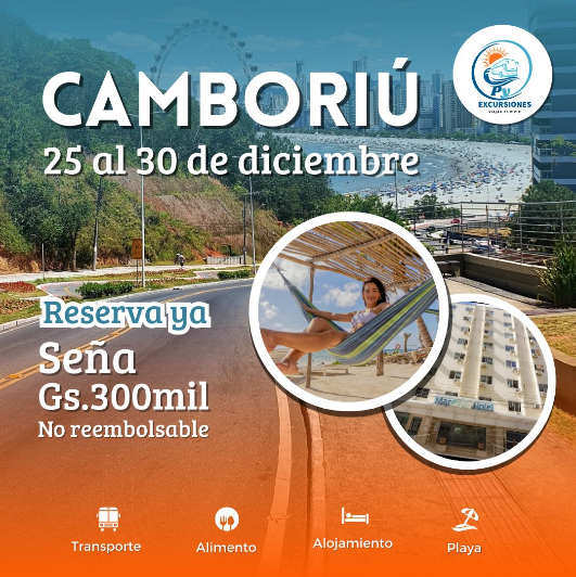 🎄🌴 ¡Viví la Navidad en Camboriú! 6 Días de Playa y Descanso 🚌
