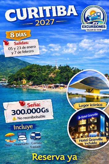 🌿🏙️ ¡Curitiba 2027! 8 Días para Descubrir una Ciudad Increíble 🚌