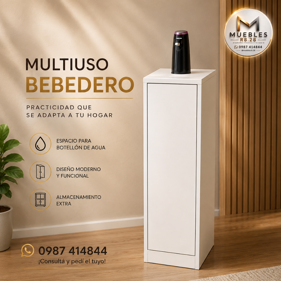 Mueble Multiuso para Bebedero – Organización y Estilo en un Solo Lugar