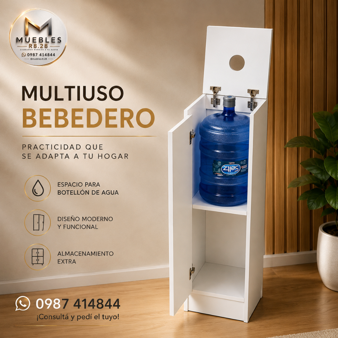 Mueble Multiuso para Bebedero – Diseño Inteligente y Máxima Funcionalidad