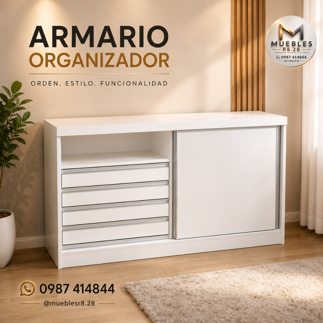 Armario Organizador con Cajones – Más Espacio, Más Organización