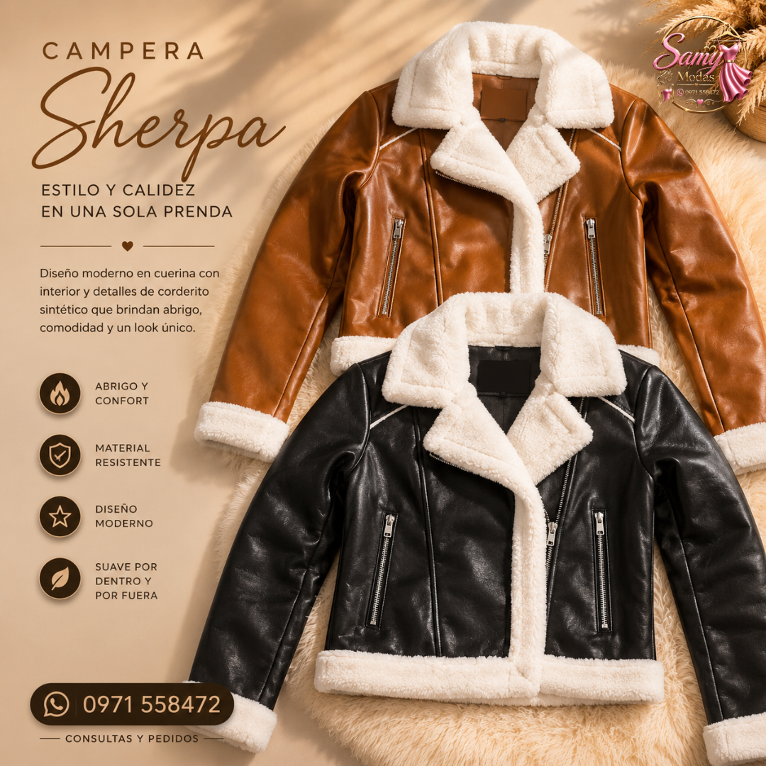 🤎 Campera Sherpa – Calidez, Elegancia y Estilo para el Invierno 🤎