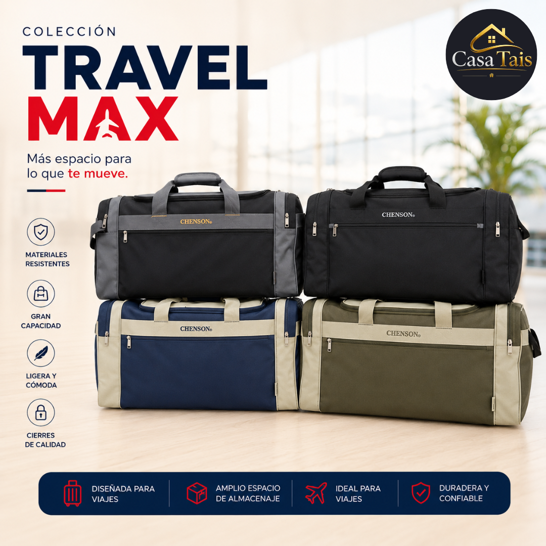 Bolso Travel Max Chenson – Máxima Capacidad para Cada Viaje