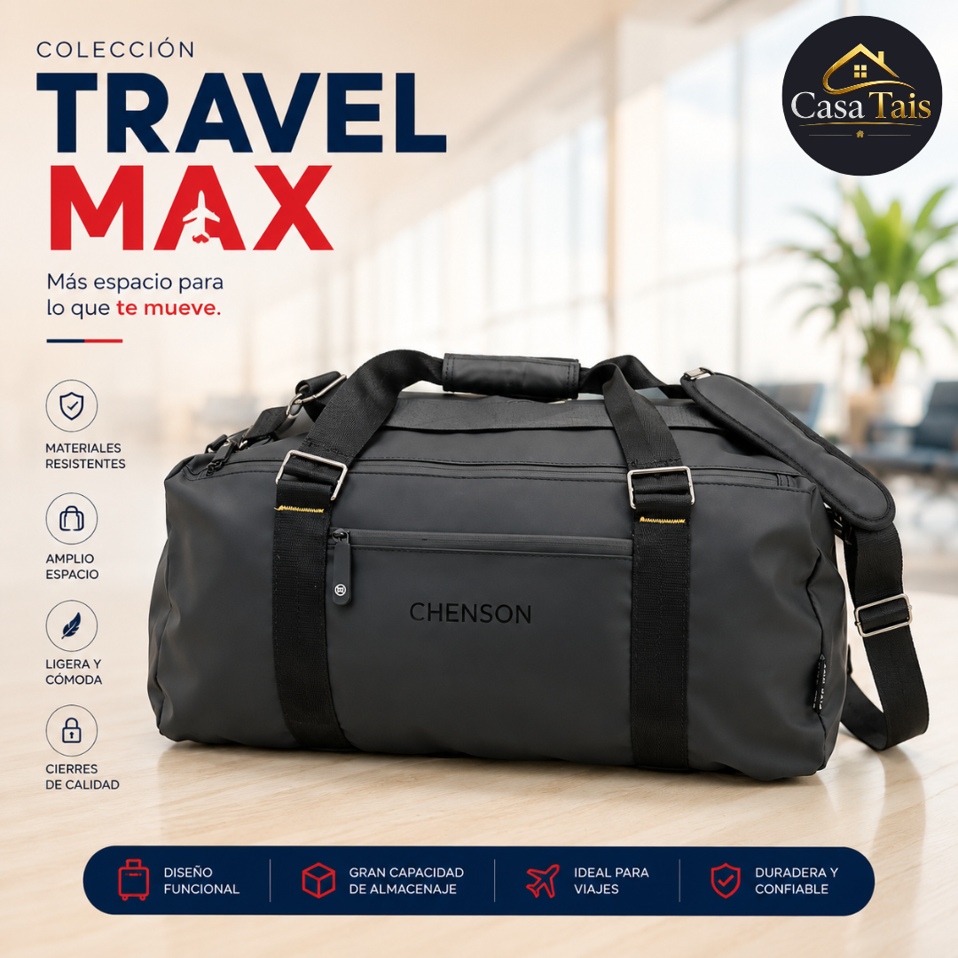 Bolso Travel Max Chenson – Gran Capacidad para Viajar sin Límites