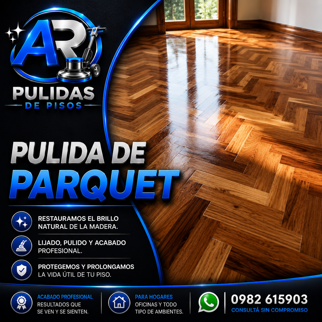 Pulida de Parquet Profesional
