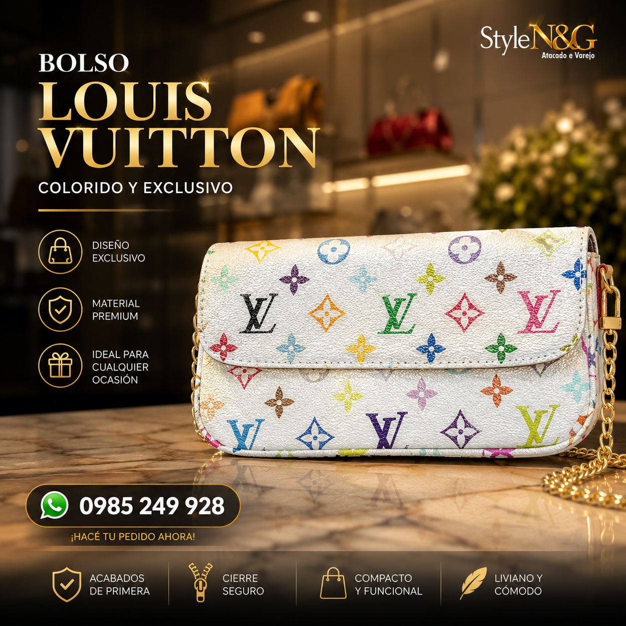 Bolso Louis Vuitton Multicolor