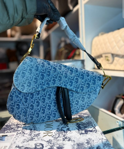 Bolso Christian Dior Saddle Denim
