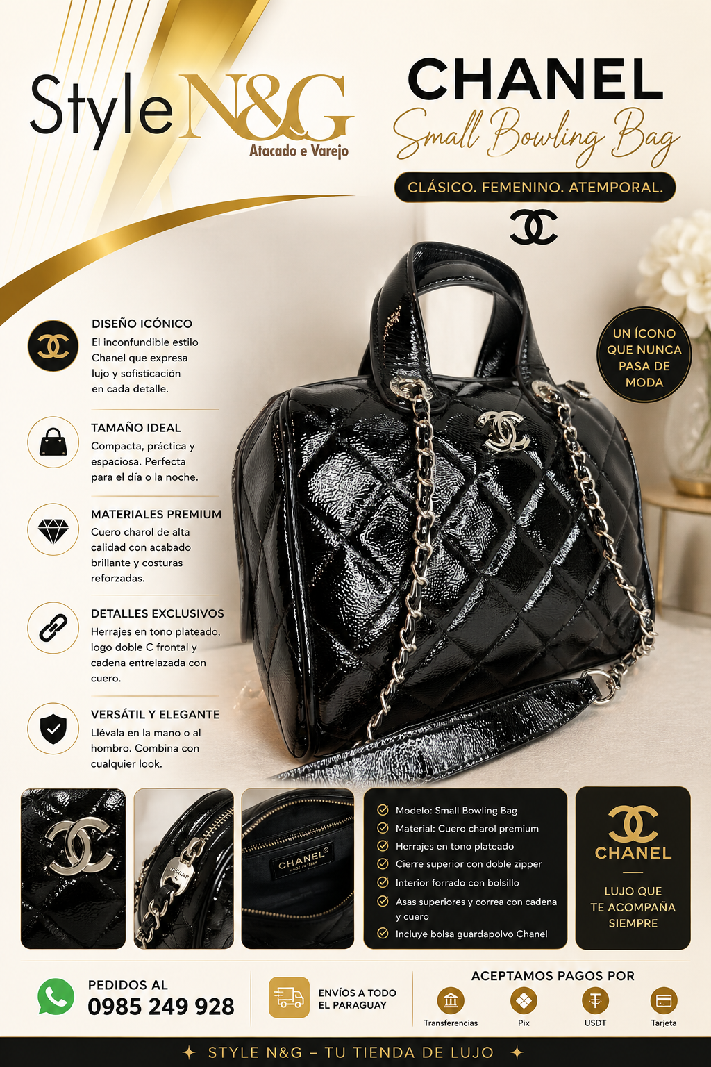 Chanel Smal Bowling Bag