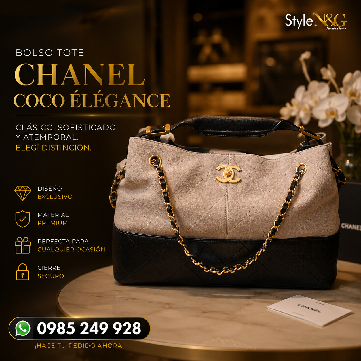 Bolso Tote Chanel Coco Élégance
