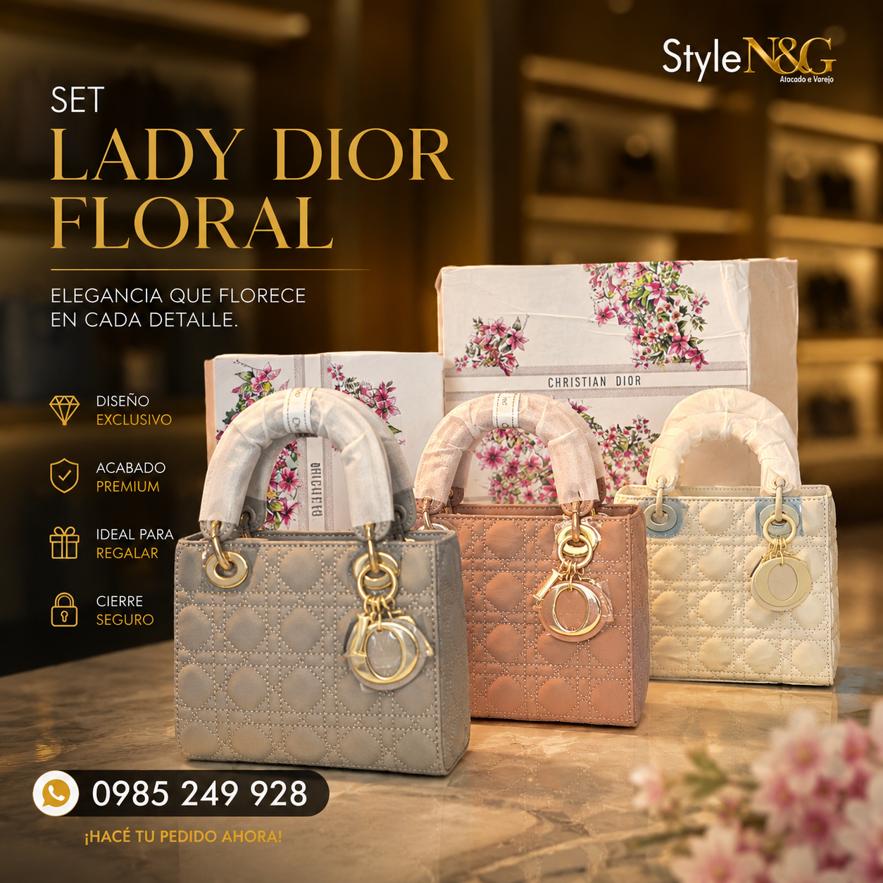 Set Lady Dior Floral ✨