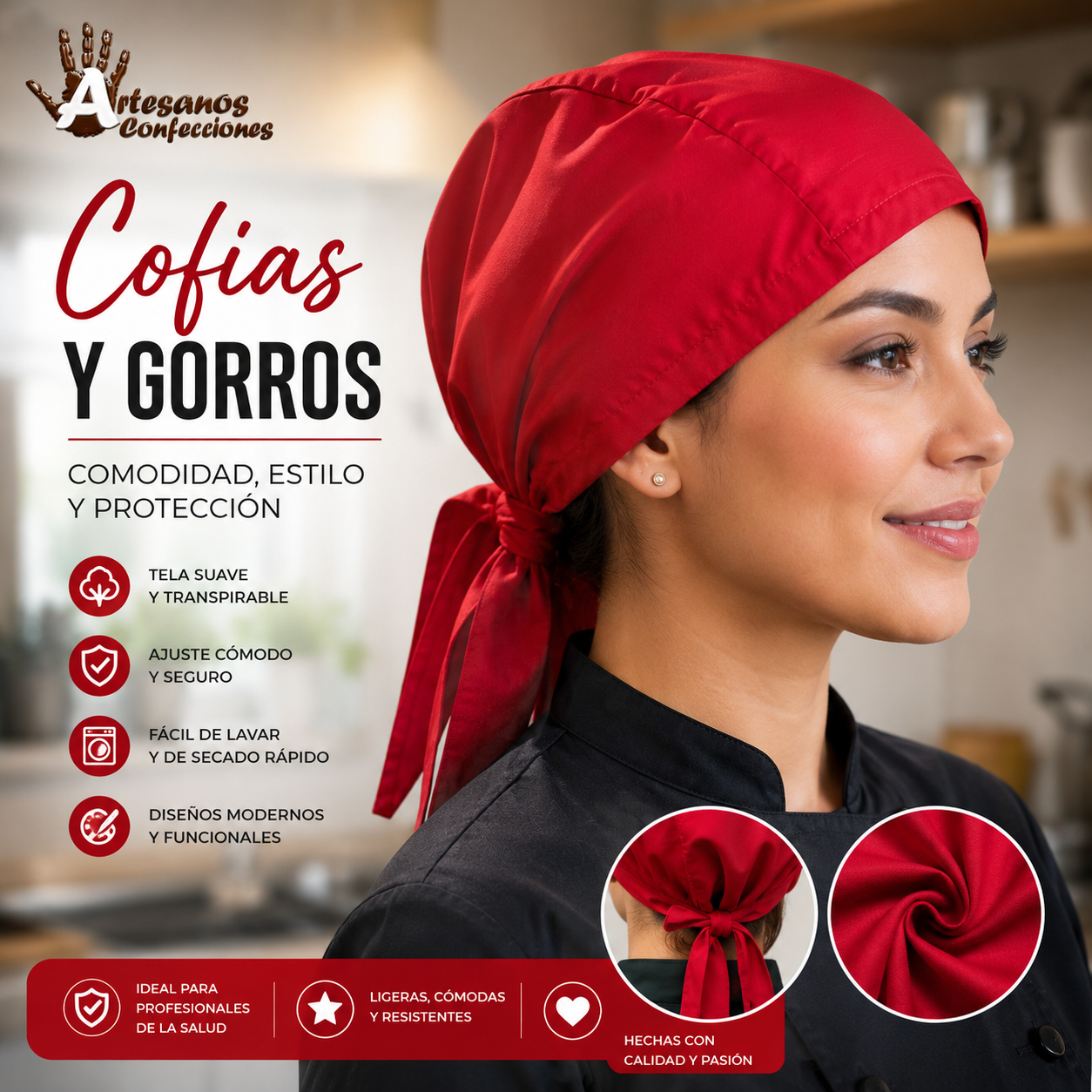 Cofias y Gorros Profesionales