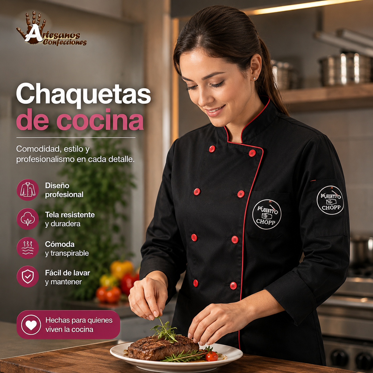 Chaquetas de Cocina 👨‍🍳