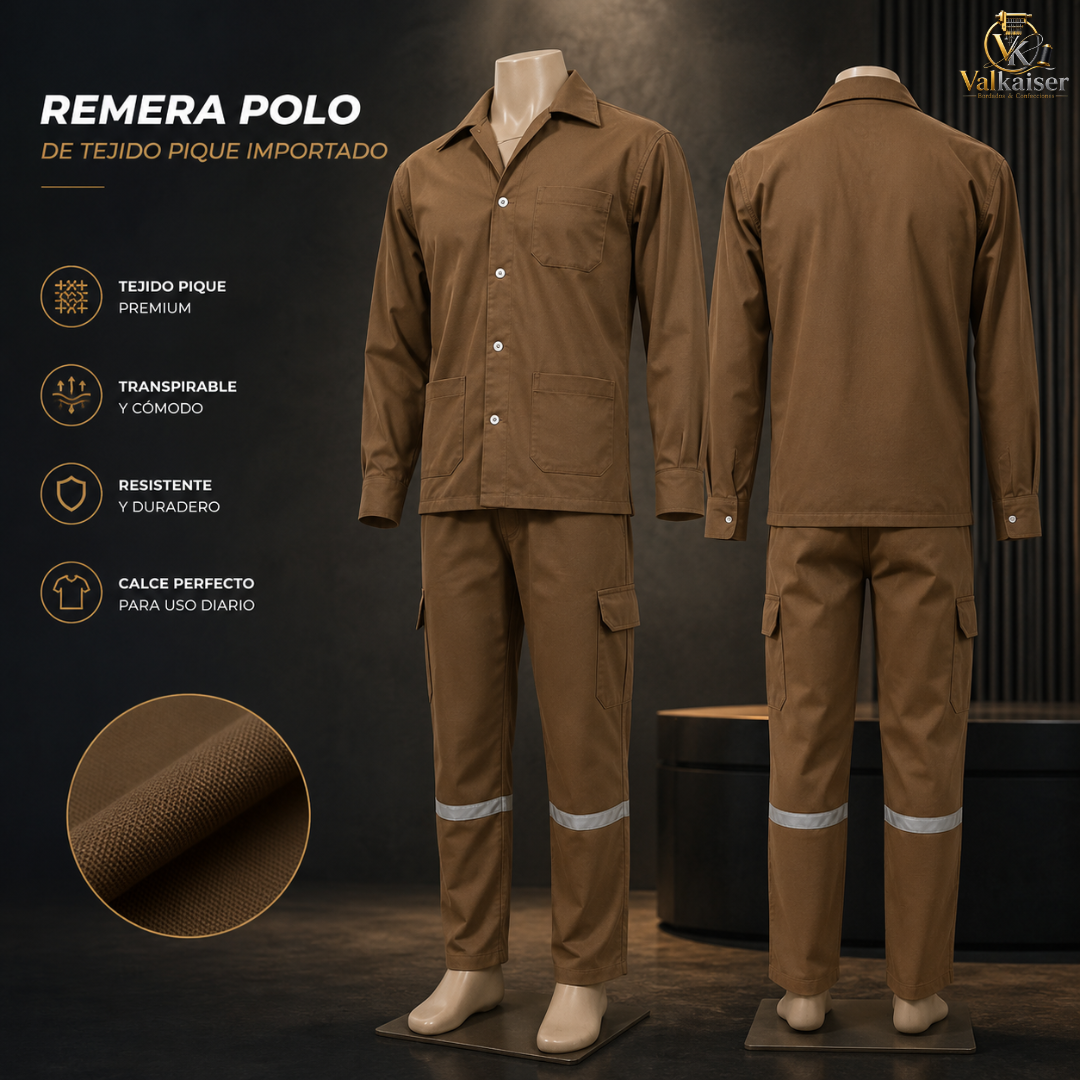 Remera Polo de Tejido Piqué Importado