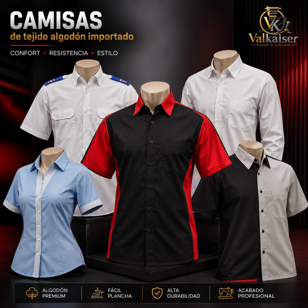 Camisas de Algodón Importado
